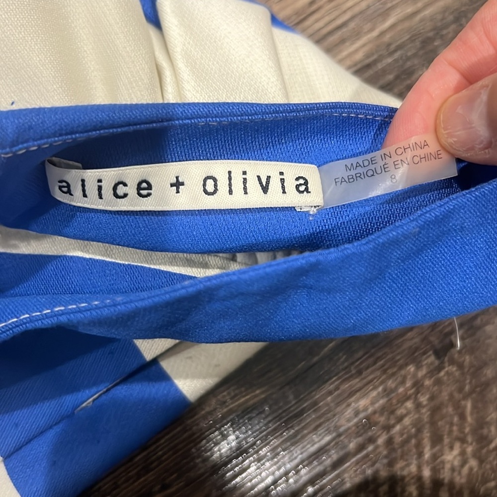New never worn Alice and Olivia Palazzo sz 8 - Picture 7 of 8